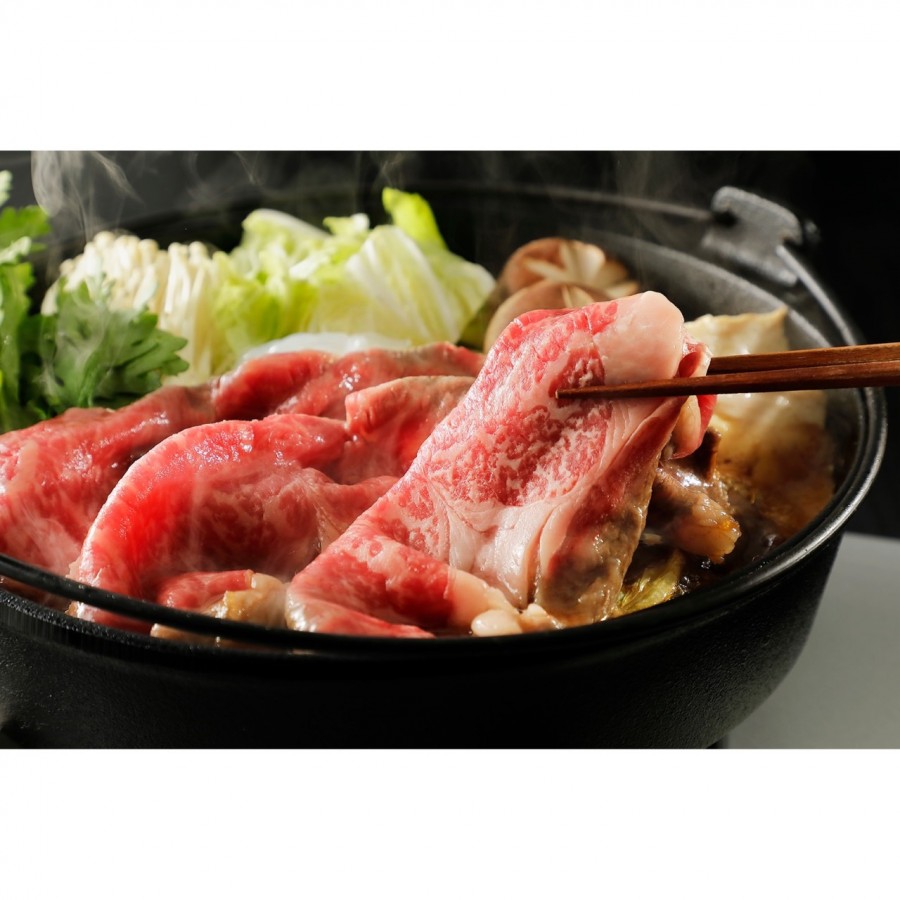 【北海道】十勝ハーブ牛 ロースすき焼き用400g