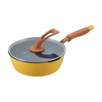 一条もんこ　カレーパンガラス蓋付24cm