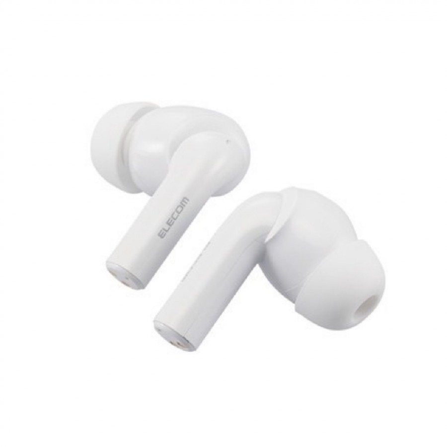 エレコム ワイヤレスイヤホン Bluetooth5.2　アクティブ ノイズキャンセリング　ホワイト