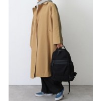 フェイクレザーコンビリュック/A4対応　ブラック