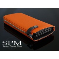 SPM L字ZIP長財布　オレンジ