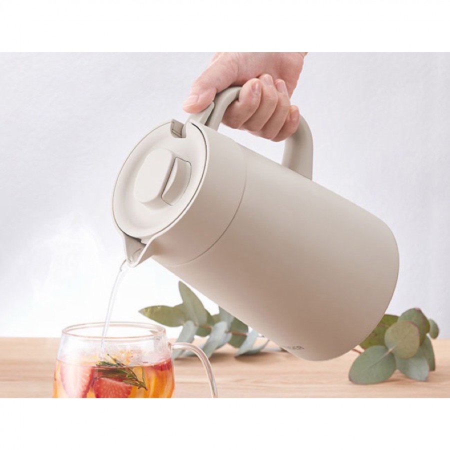 タイガー魔法瓶 真空断熱ステンレスポット1.6L イーグレットホワイト