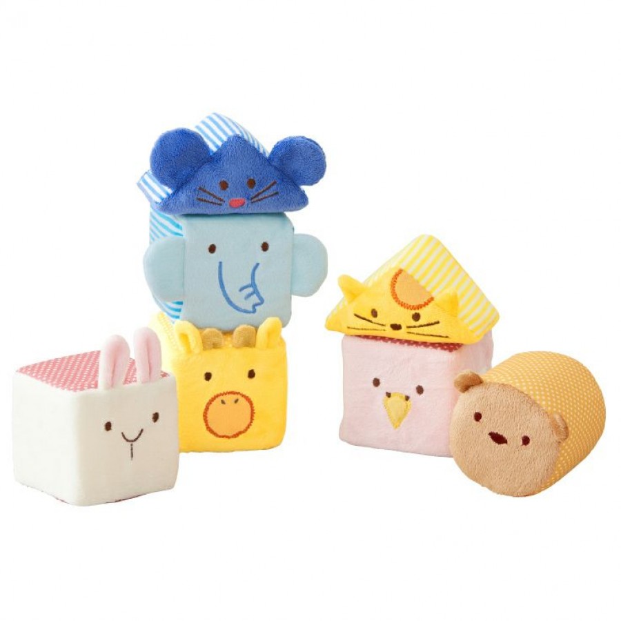 エド・インター〈 ふわふわトーイ〉ふわふわアニマルブロック(対象年齢は6ヶ月から)