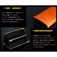 SPM L字ZIP長財布　オレンジ