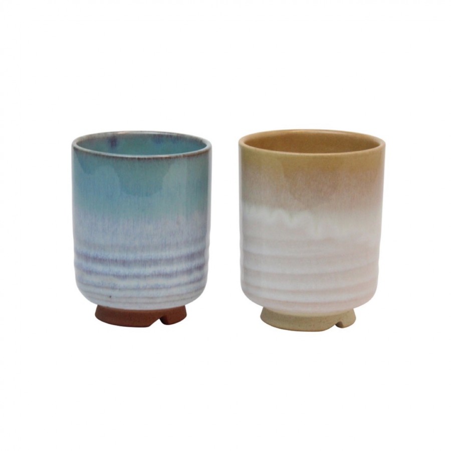 萩焼　お湯呑ペア