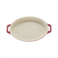 ストウブ  オーバルディッシュ17cm　チェリー