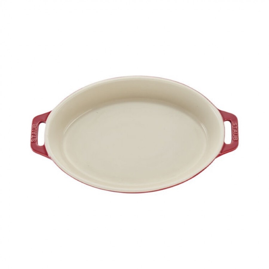 ストウブ  オーバルディッシュ17cm　チェリー