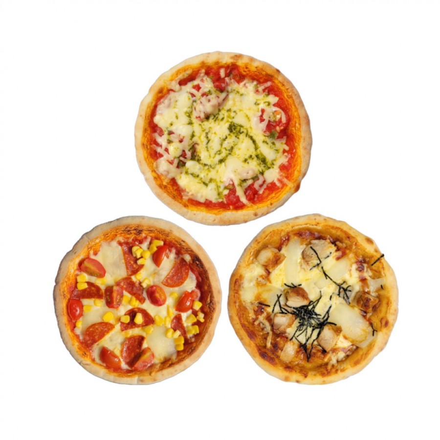 【兵庫県】淡路島 ピザ お試し3枚セット（マルゲリータ700、テリヤキチキン、ミックス）