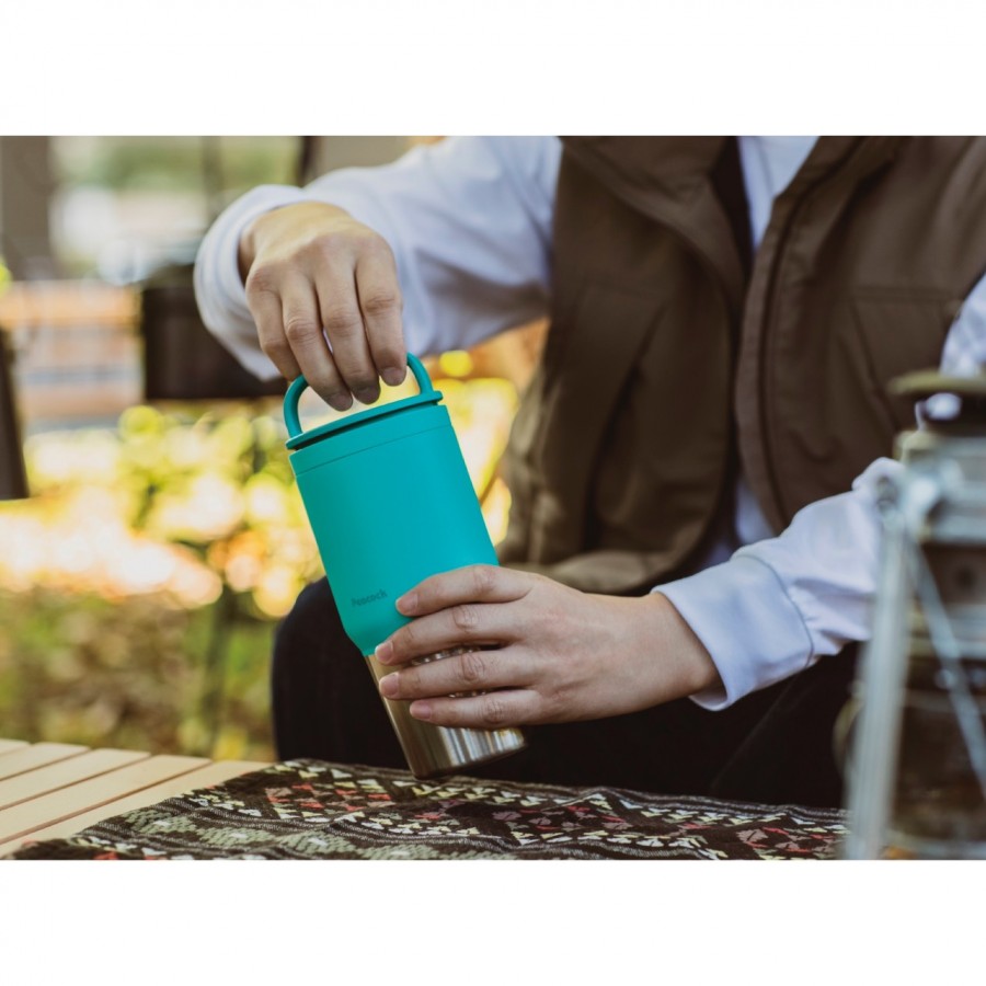 ピーコック スクリューマグボトル600ml コバルトグリーン