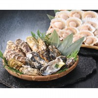 【北海道】北海道産殻付き牡蠣700g/片貝ホタテ1kg