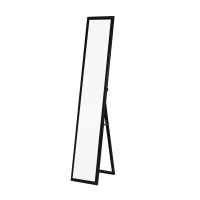 【幅27cm】クールスタンドミラー　ブラック