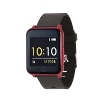 スマートウォッチ　レッド