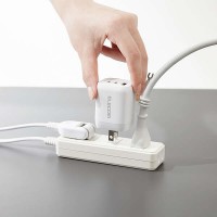 ELECOM　AC&USB充電器65W　ホワイト