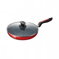 キルシェマーブル IH対応ガラス蓋付フライパン28cm