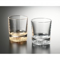 紀州塗　ぬりもんdeVerre　オールドグラスペア ゴールド&シルバー