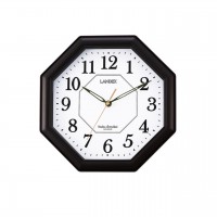 ランデックス　八角電波掛時計 ディアエイト