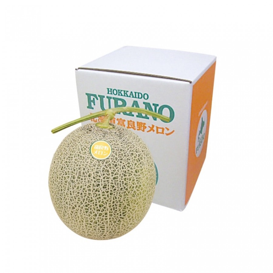 【北海道】ふらの赤肉メロン優品約1.6kg1玉(発送期間7月上旬~8月中旬)