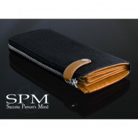 SPM L字ZIP長財布　ブラック