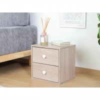 キュｰブボックス 引出2段　アッシュグレｰ