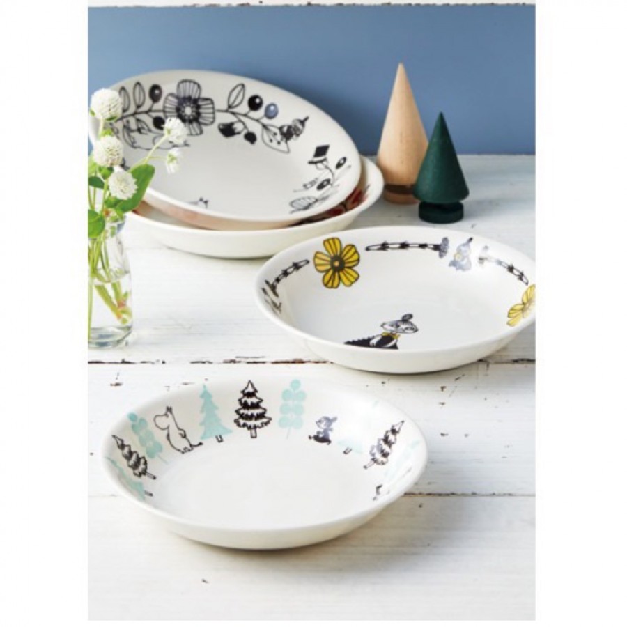 ムーミン　ムーミンバレー　パスタプレート4枚セット