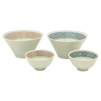 とくさ七宝文　ペアサラダセット