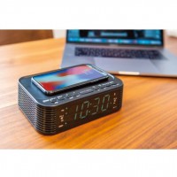 ワイヤレス スマホ充電 クロックラジオ