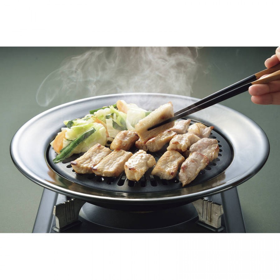 韓味家 ふっ素加工丸型焼肉グリル32cm