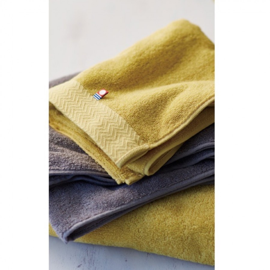 今治  オーガニックフェイスタオル2P　マスタードオーガニック