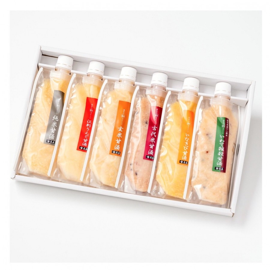 【岩手県】麹屋さんの甘酒(6種セット)