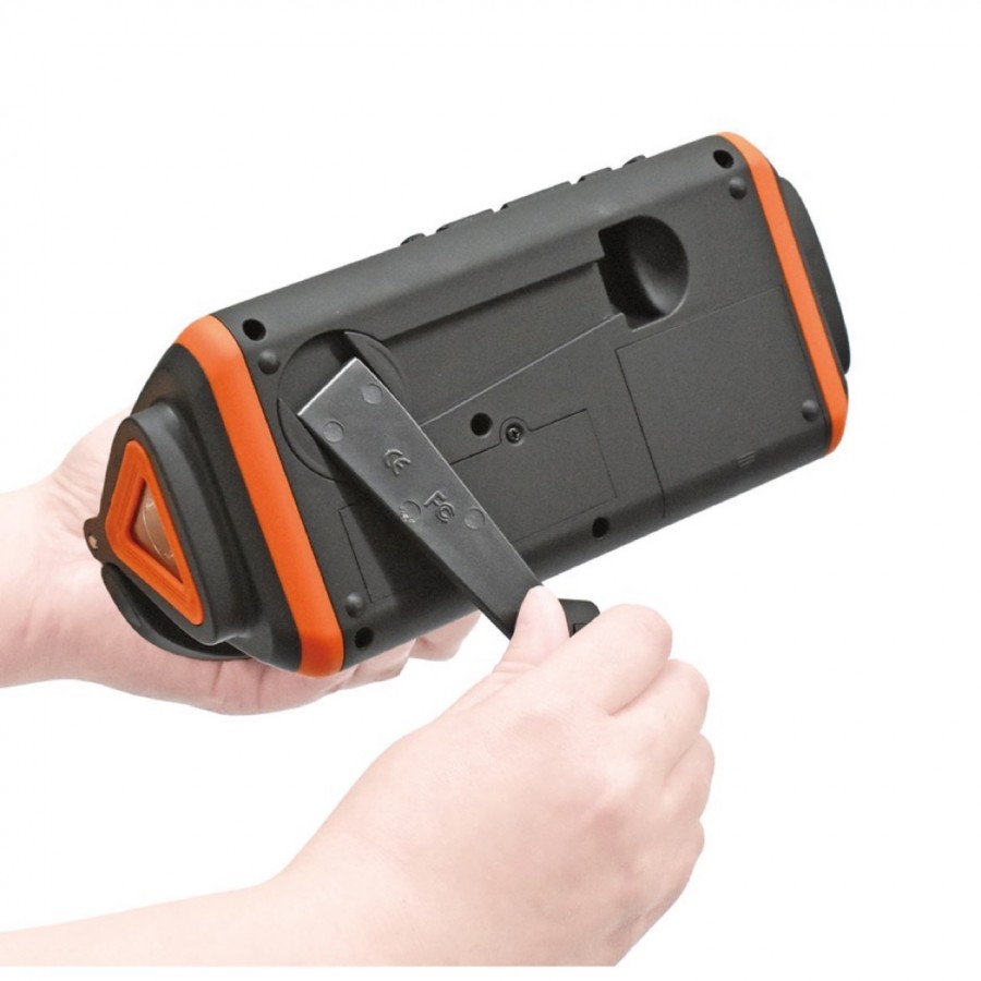 手回し/ソーラー蓄電ラジオ【チャージオ ラムダ】