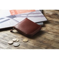 ヌメ革財布　チョコ
