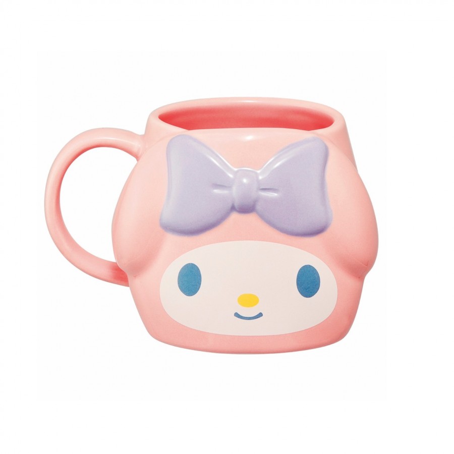 サンリオキャラクターズ　陶器ダイカットマグカップ　マイメロディ