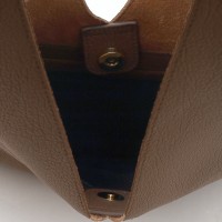 リングチャーム付トライアングル ワンショルダー バッグ　グレージュ